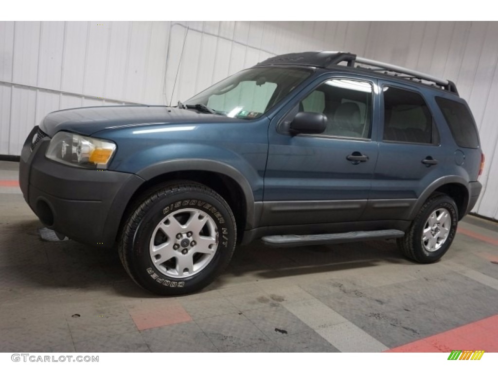 2005 Escape XLT V6 4WD - Norsea Blue Metallic / Medium/Dark Flint Grey photo #2