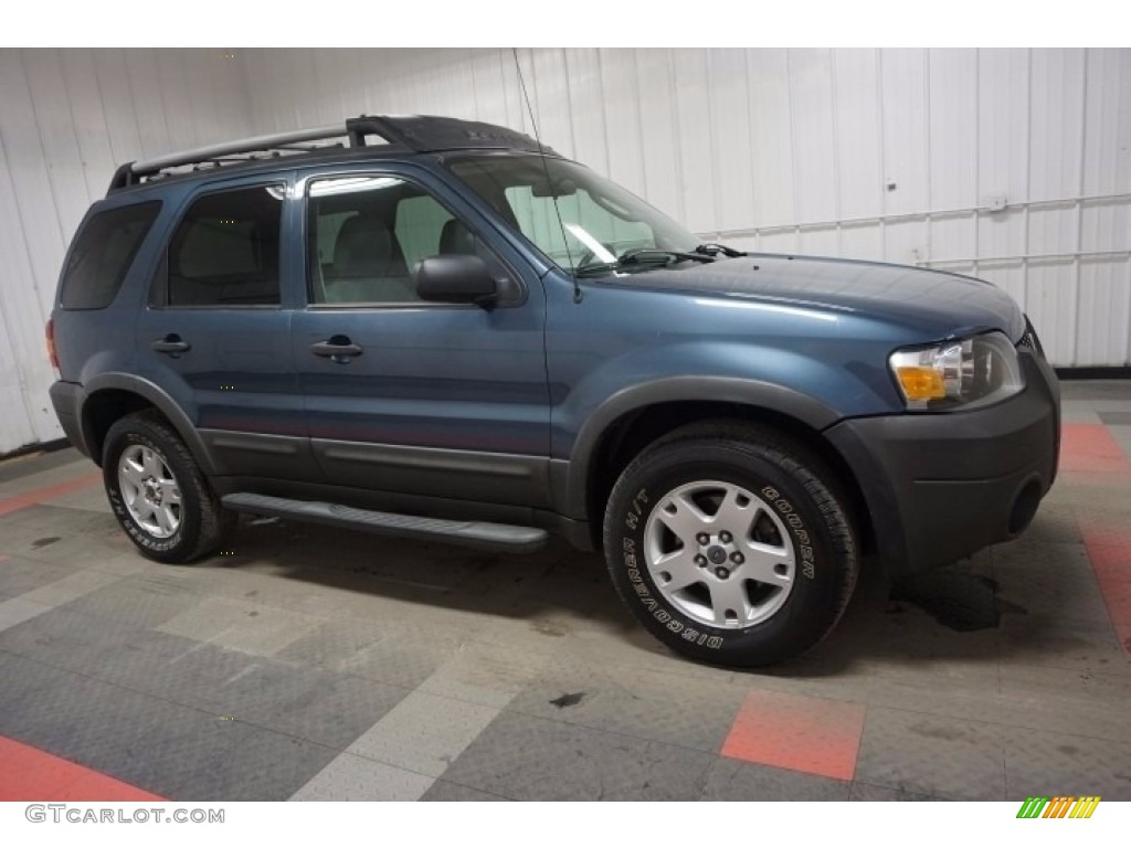 2005 Escape XLT V6 4WD - Norsea Blue Metallic / Medium/Dark Flint Grey photo #6