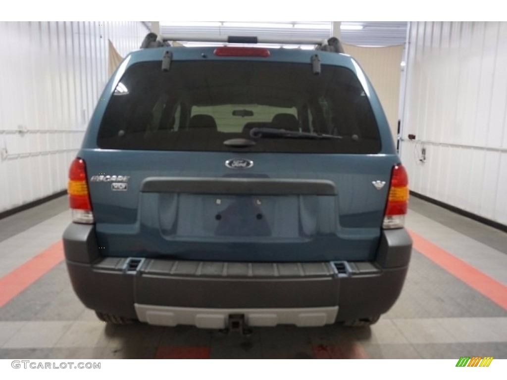 2005 Escape XLT V6 4WD - Norsea Blue Metallic / Medium/Dark Flint Grey photo #9