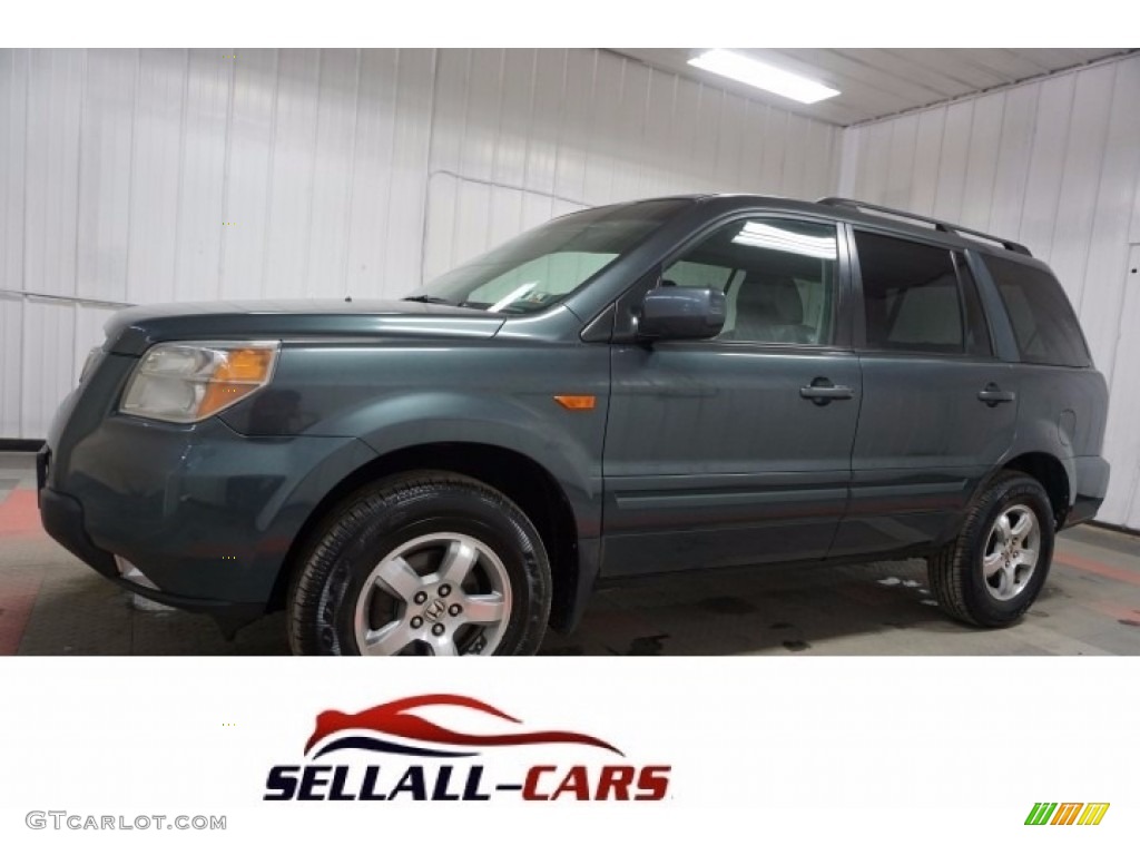 2006 Pilot EX-L 4WD - Sage Brush Pearl / Gray photo #1