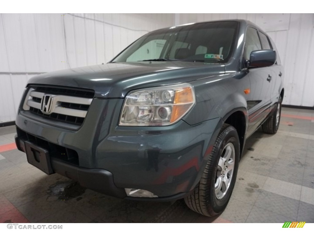 2006 Pilot EX-L 4WD - Sage Brush Pearl / Gray photo #3