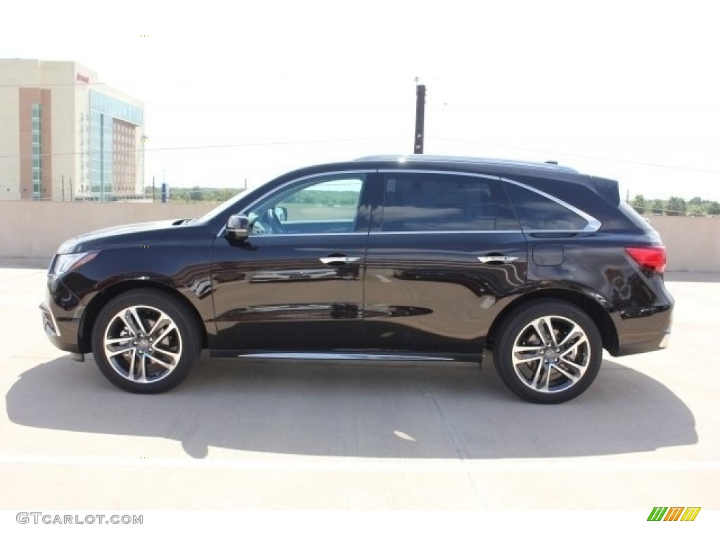 Black Copper Pearl 2017 Acura MDX Advance SH-AWD Exterior Photo #116329417