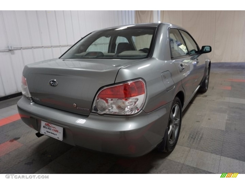 2007 Impreza 2.5i Sedan - Urban Gray Metallic / Anthracite Black photo #8