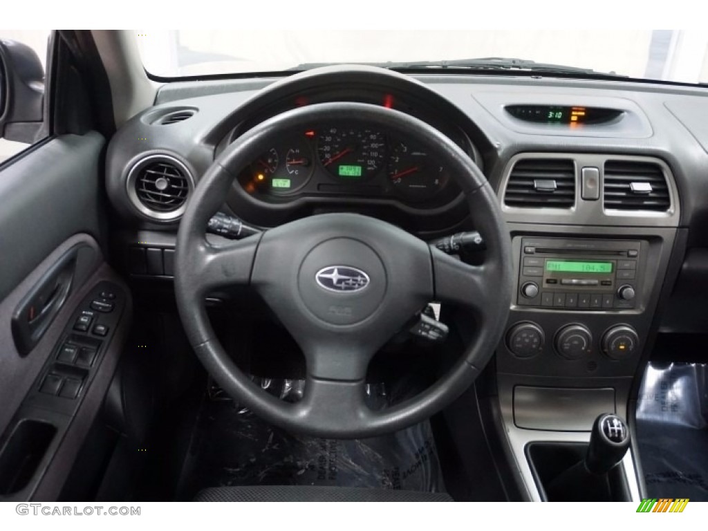2007 Impreza 2.5i Sedan - Urban Gray Metallic / Anthracite Black photo #26