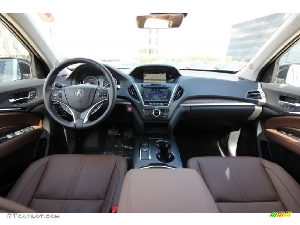 2017 Acura MDX Advance SH-AWD Espresso Dashboard Photo #116329991