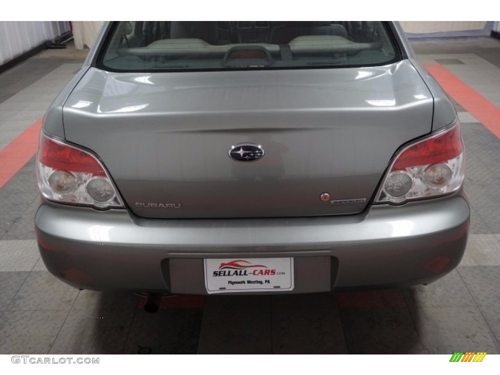 2007 Impreza 2.5i Sedan - Urban Gray Metallic / Anthracite Black photo #46