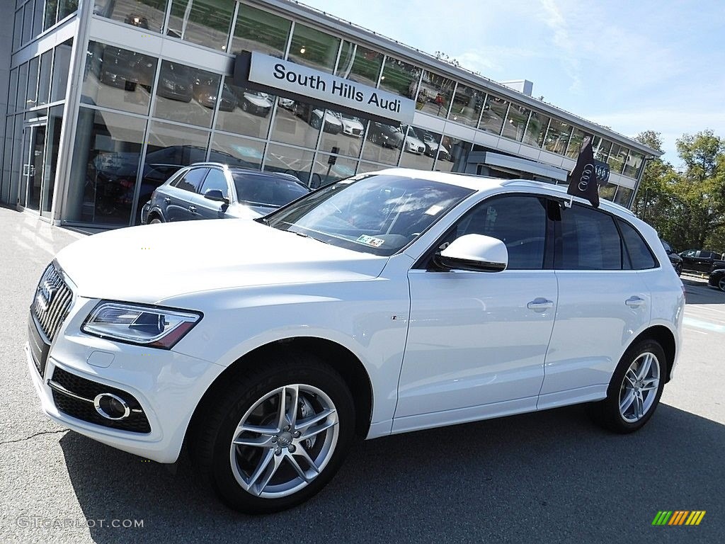 2016 Q5 3.0 TFSI Premium Plus quattro - Glacier White Metallic / Chestnut Brown photo #1