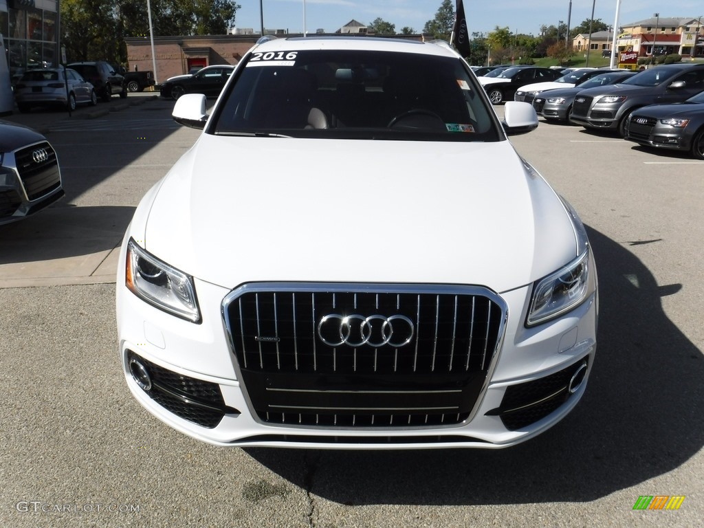 2016 Q5 3.0 TFSI Premium Plus quattro - Glacier White Metallic / Chestnut Brown photo #7