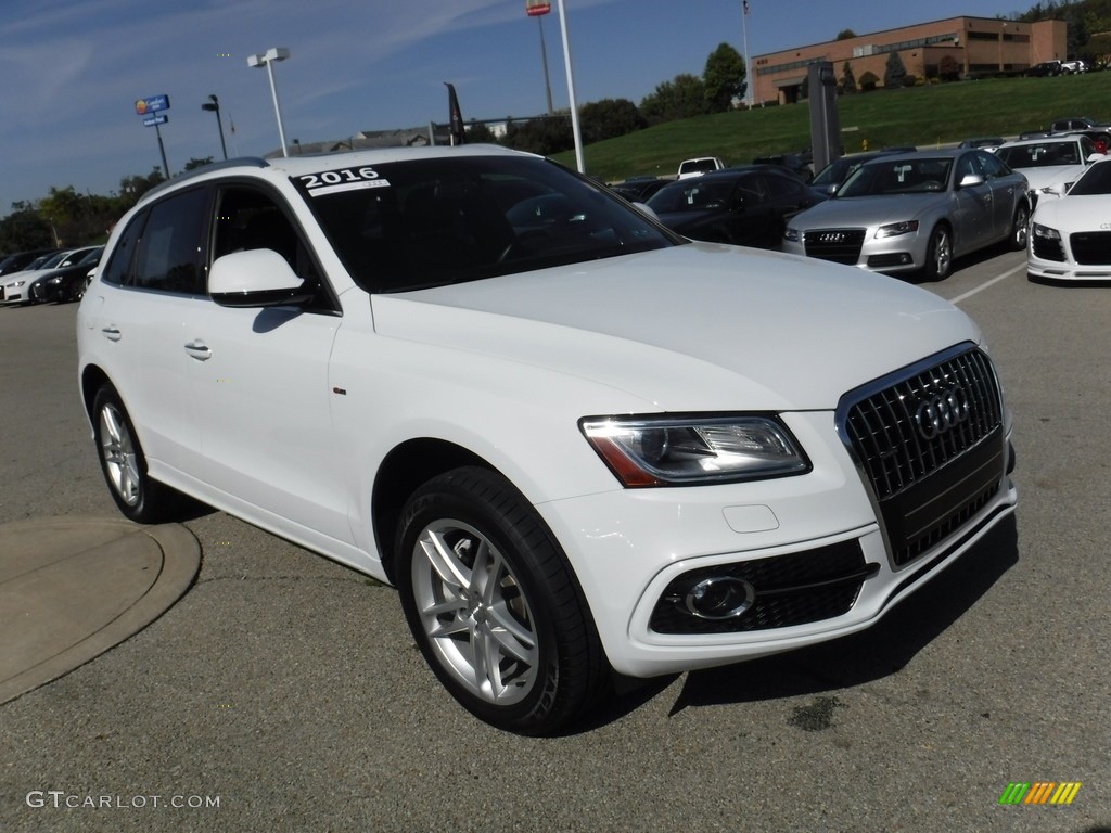 2016 Q5 3.0 TFSI Premium Plus quattro - Glacier White Metallic / Chestnut Brown photo #8