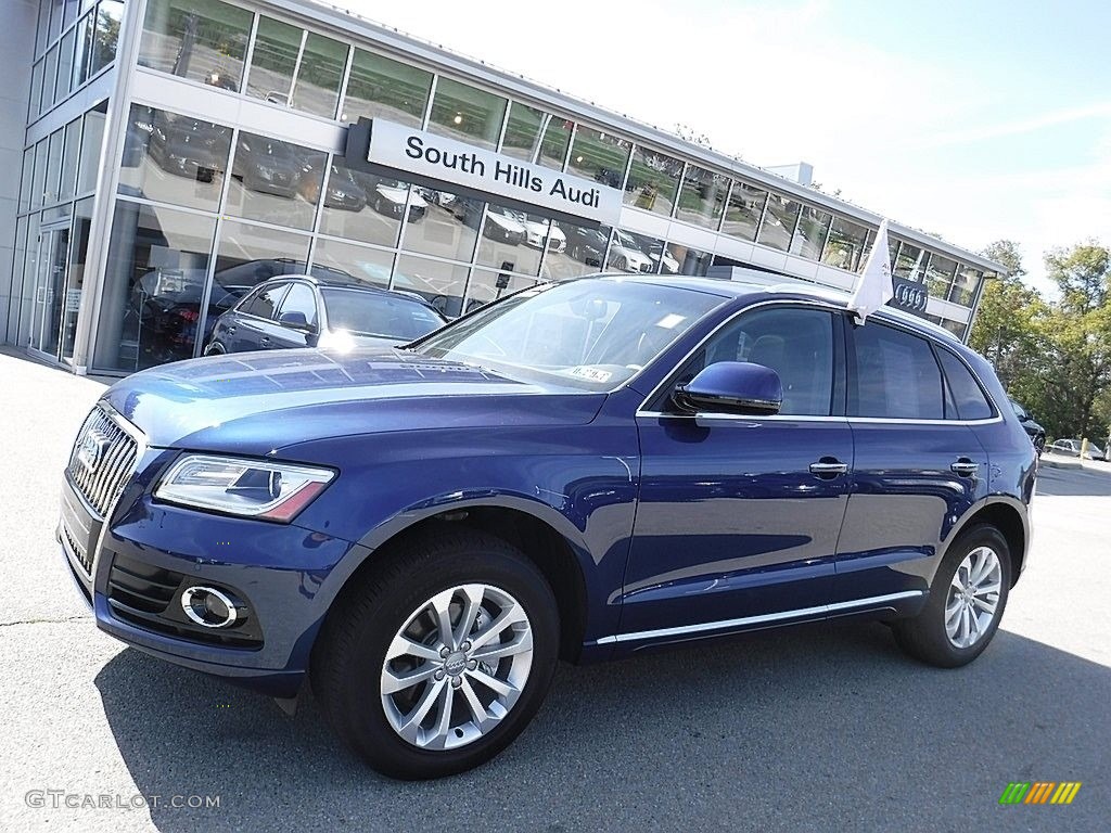 2016 Q5 2.0 TFSI Premium quattro - Scuba Blue Metallic / Chestnut Brown photo #1