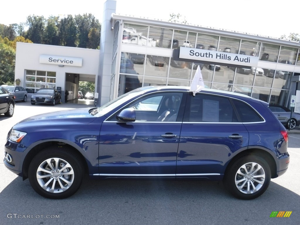 2016 Q5 2.0 TFSI Premium quattro - Scuba Blue Metallic / Chestnut Brown photo #2