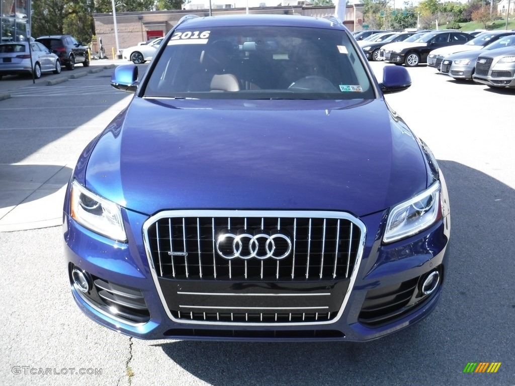 2016 Q5 2.0 TFSI Premium quattro - Scuba Blue Metallic / Chestnut Brown photo #6