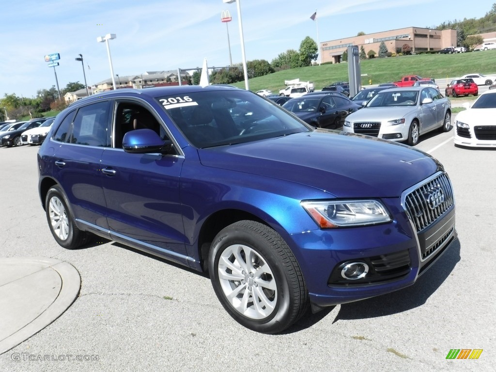 2016 Q5 2.0 TFSI Premium quattro - Scuba Blue Metallic / Chestnut Brown photo #8