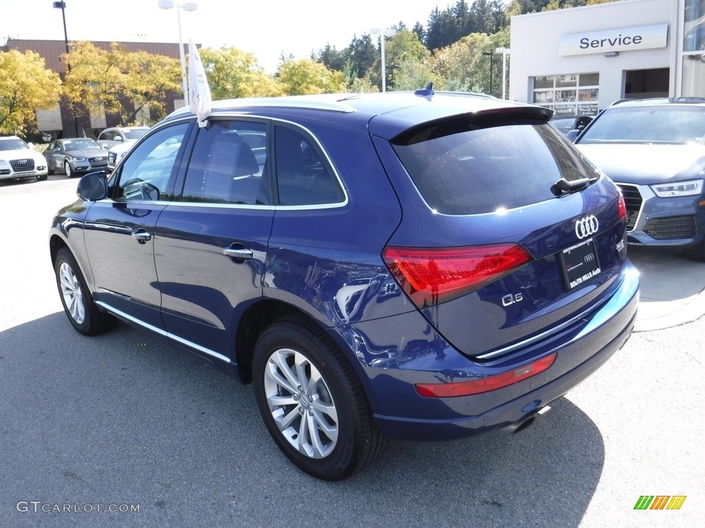 2016 Q5 2.0 TFSI Premium quattro - Scuba Blue Metallic / Chestnut Brown photo #16