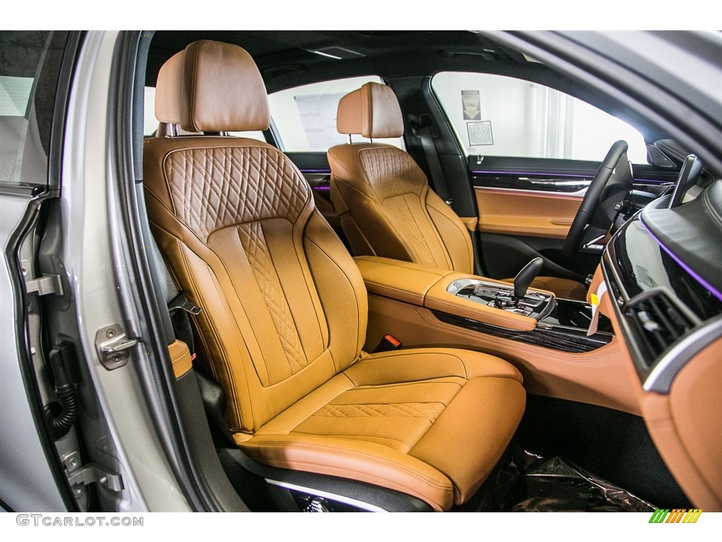 Cognac Interior 2017 BMW 7 Series 740i Sedan Photo #116334390