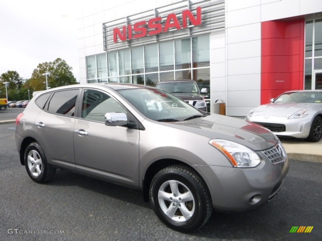 2010 Rogue S AWD - Iridium Graphite / Black photo #1