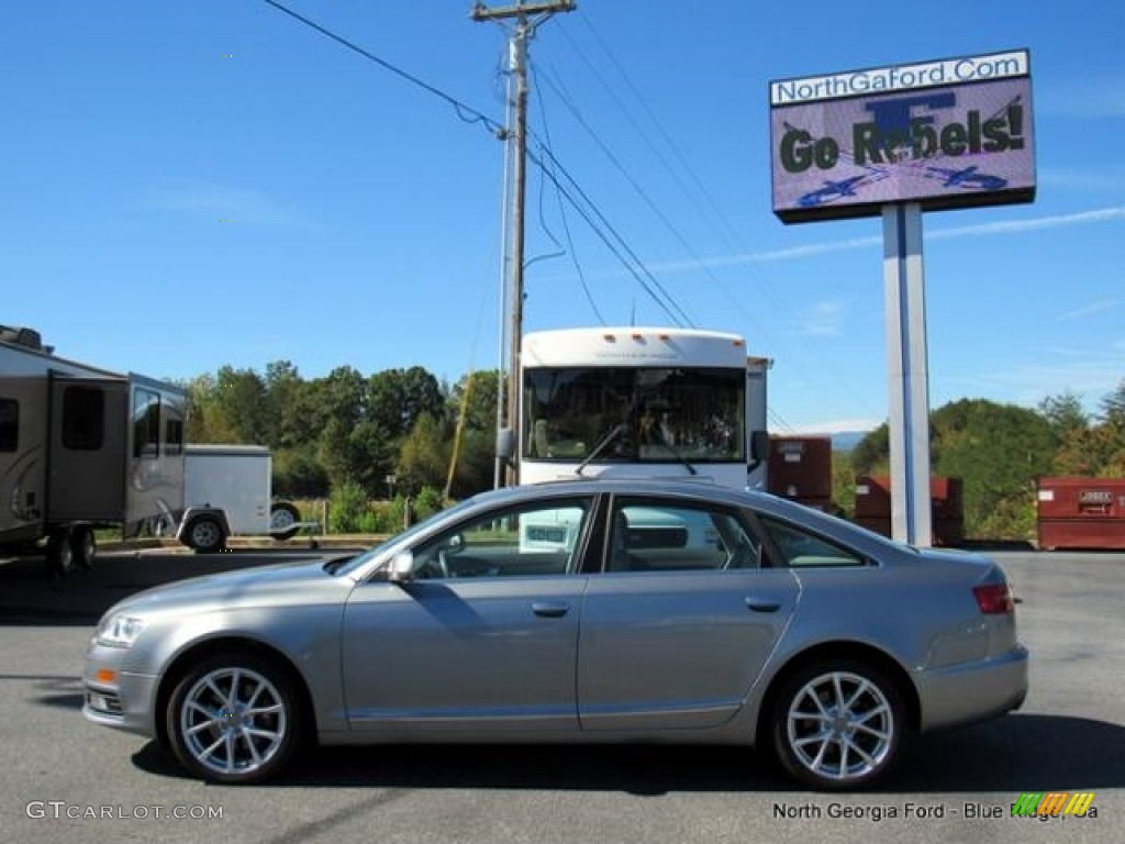 2010 A6 3.2 FSI Sedan - Quartz Gray Metallic / Light Gray photo #2