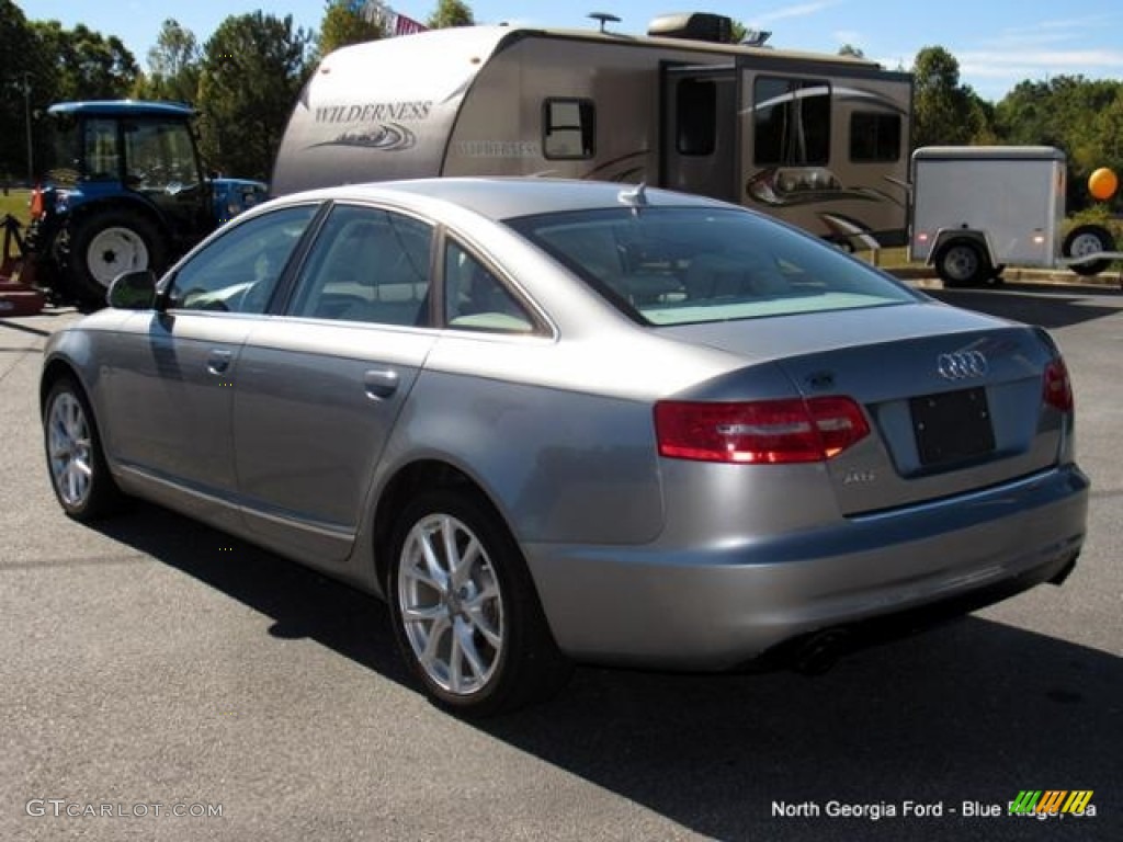 2010 A6 3.2 FSI Sedan - Quartz Gray Metallic / Light Gray photo #3