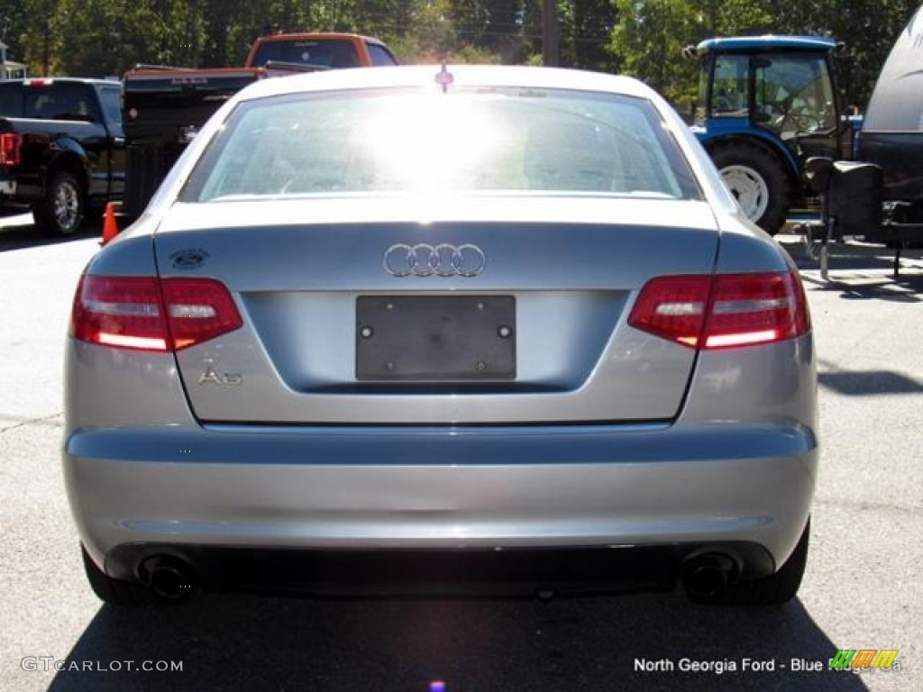 2010 A6 3.2 FSI Sedan - Quartz Gray Metallic / Light Gray photo #4