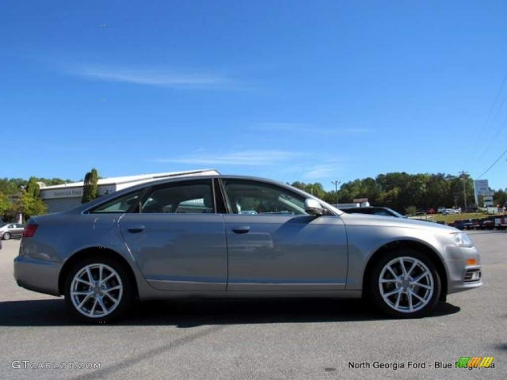 2010 A6 3.2 FSI Sedan - Quartz Gray Metallic / Light Gray photo #6