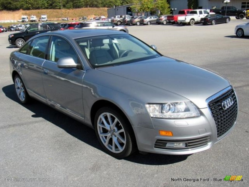 2010 A6 3.2 FSI Sedan - Quartz Gray Metallic / Light Gray photo #7