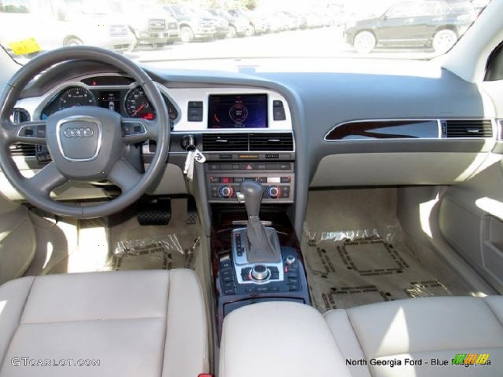 2010 A6 3.2 FSI Sedan - Quartz Gray Metallic / Light Gray photo #16