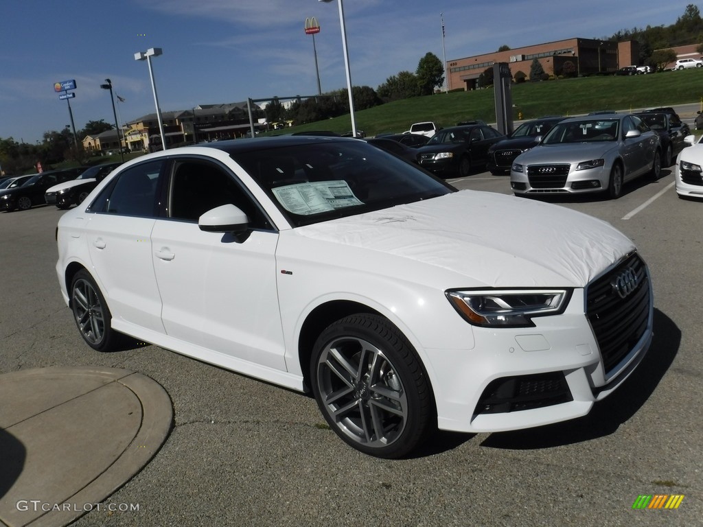 Glacier White Metallic 2017 Audi A3 2.0 Premium Plus quattro Exterior Photo #116335655