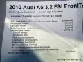 2010 Quartz Gray Metallic Audi A6 3.2 FSI Sedan  photo #25