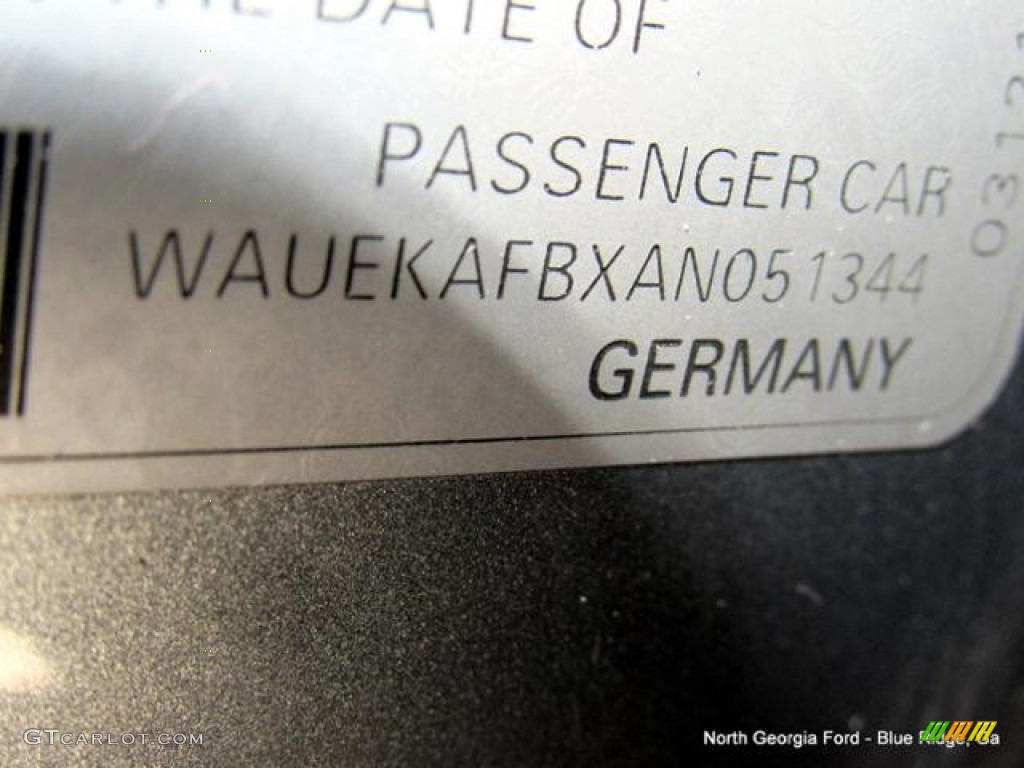 2010 A6 3.2 FSI Sedan - Quartz Gray Metallic / Light Gray photo #30