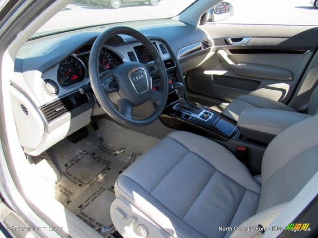 2010 A6 3.2 FSI Sedan - Quartz Gray Metallic / Light Gray photo #32