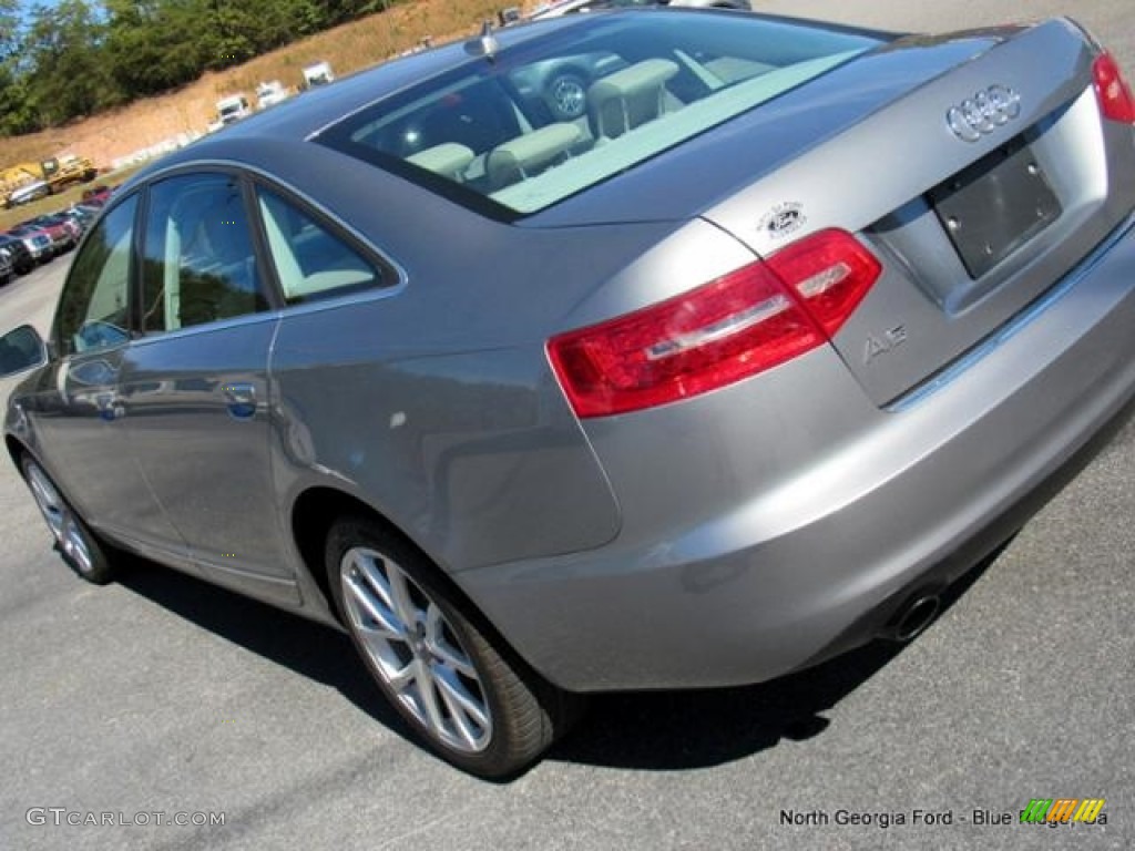 2010 A6 3.2 FSI Sedan - Quartz Gray Metallic / Light Gray photo #39