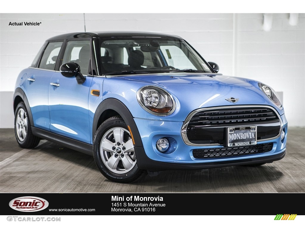 2017 Hardtop Cooper 4 Door - Electric Blue Metallic / Carbon Black photo #1