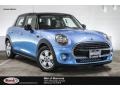 2017 Electric Blue Metallic Mini Hardtop Cooper 4 Door  photo #1