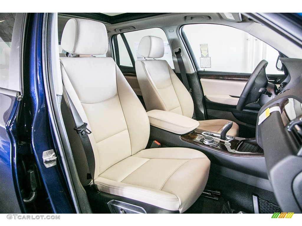 2017 X3 sDrive28i - Deep Sea Blue Metallic / Oyster photo #2