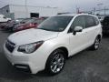 Crystal White Pearl 2017 Subaru Forester 2.5i Touring Exterior