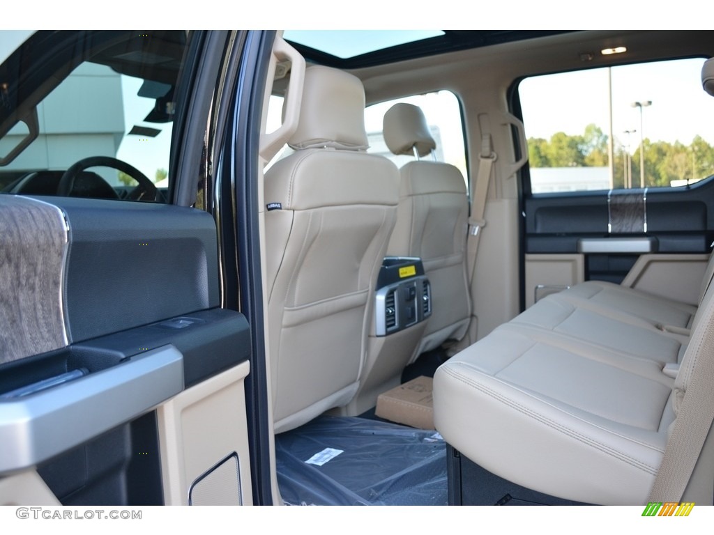 Camel Interior 2017 Ford F350 Super Duty Lariat Crew Cab 4x4 Photo #116338535