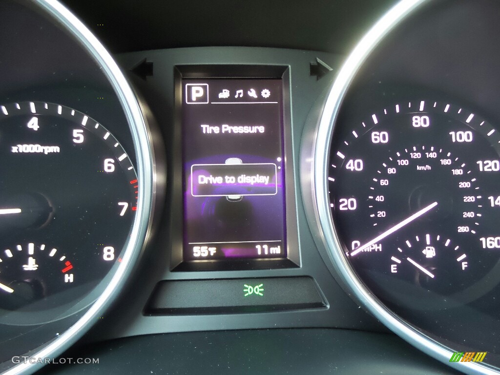 2017 Hyundai Santa Fe Sport AWD Gauges Photo #116342600