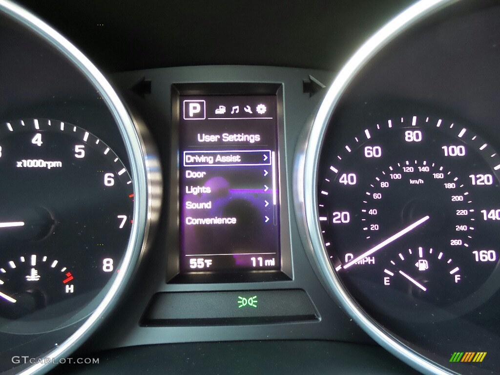 2017 Hyundai Santa Fe Sport AWD Gauges Photo #116342609