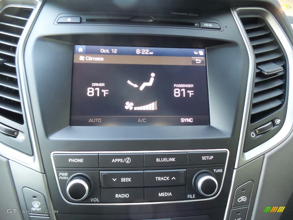 2017 Hyundai Santa Fe Sport AWD Controls Photo #116342633