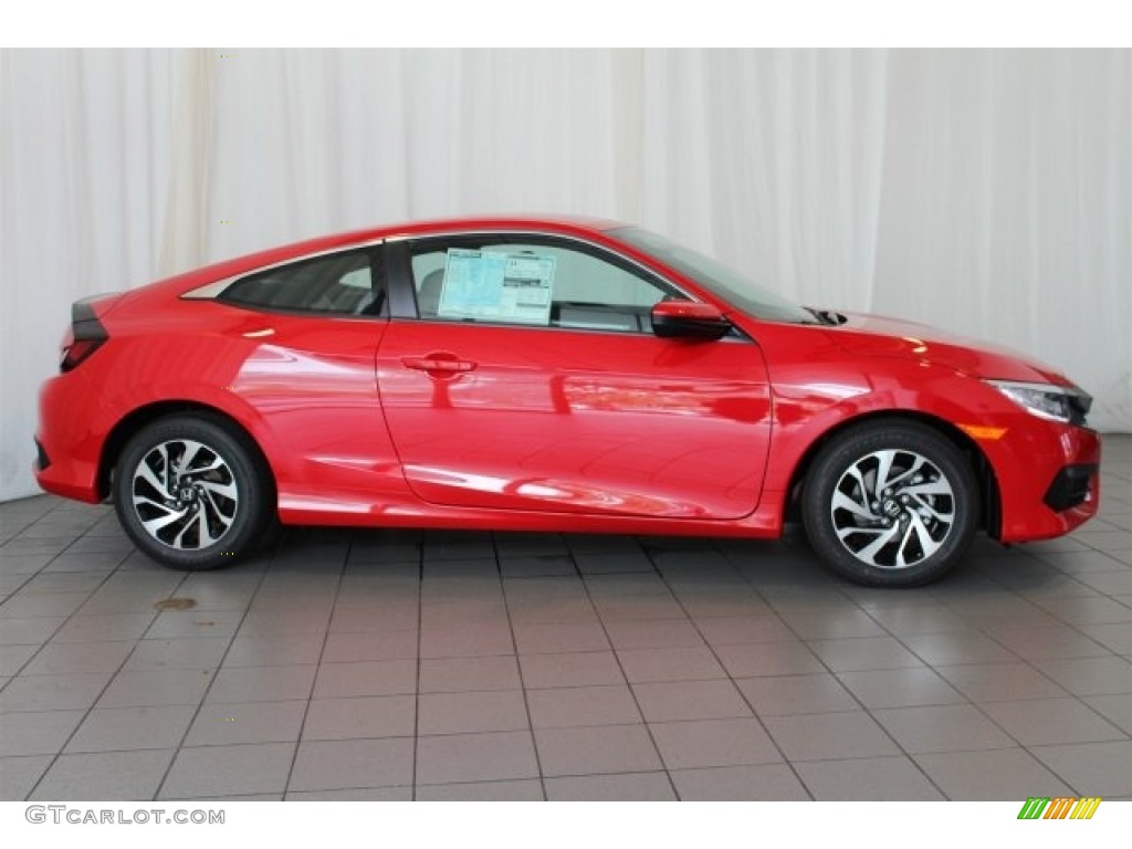 Rallye Red 2016 Honda Civic LX Coupe Exterior Photo #116343080