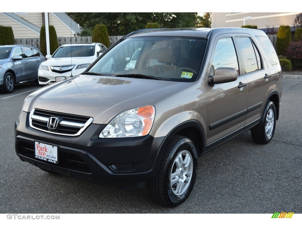 2004 CR-V EX 4WD - Mojave Mist Metallic / Saddle photo #7