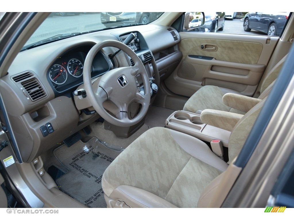 2004 CR-V EX 4WD - Mojave Mist Metallic / Saddle photo #11