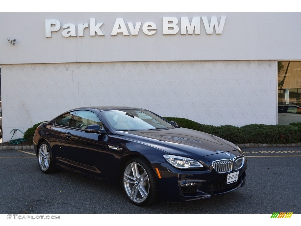 2016 6 Series 650i xDrive Coupe - BMW Individual Tanzanite Blue Metallic / BMW Individual Platinum/Black photo #1