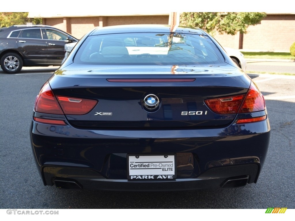 2016 6 Series 650i xDrive Coupe - BMW Individual Tanzanite Blue Metallic / BMW Individual Platinum/Black photo #4