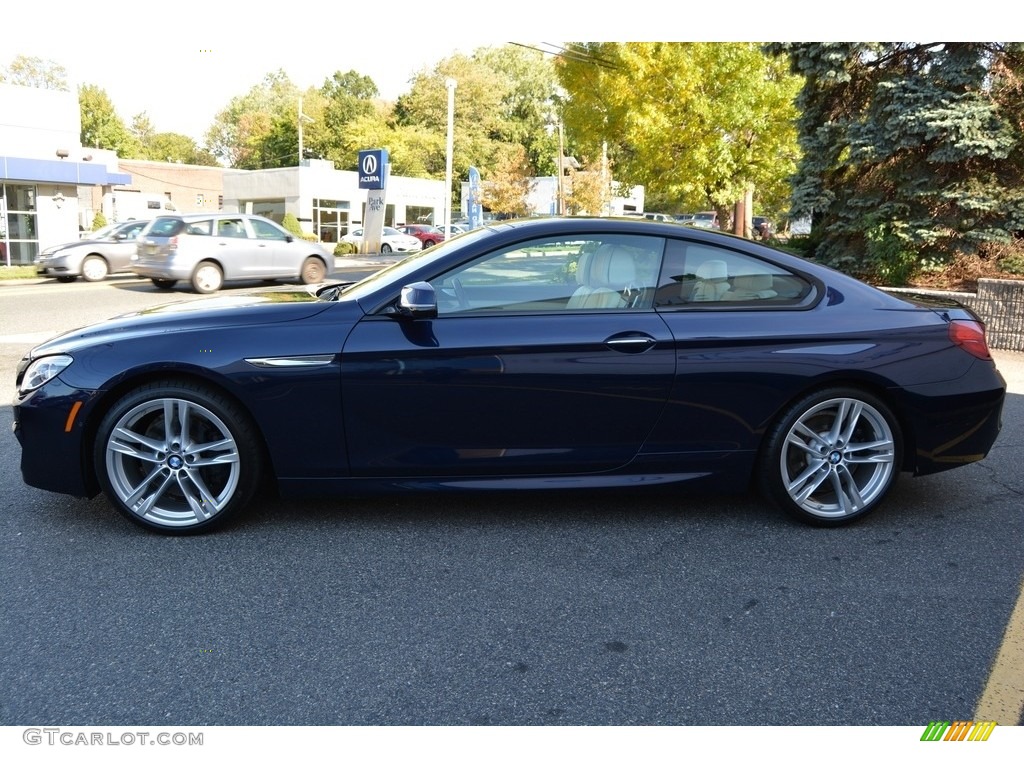 2016 6 Series 650i xDrive Coupe - BMW Individual Tanzanite Blue Metallic / BMW Individual Platinum/Black photo #5