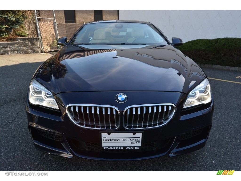 2016 6 Series 650i xDrive Coupe - BMW Individual Tanzanite Blue Metallic / BMW Individual Platinum/Black photo #7