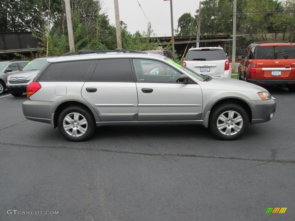 2005 Outback 2.5i Wagon - Brilliant Silver Metallic / Off Black photo #5