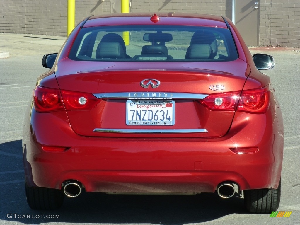 2015 Q50 3.7 - Venetian Ruby / Graphite photo #4