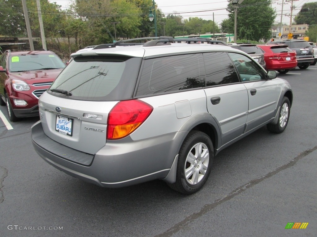 2005 Outback 2.5i Wagon - Brilliant Silver Metallic / Off Black photo #6