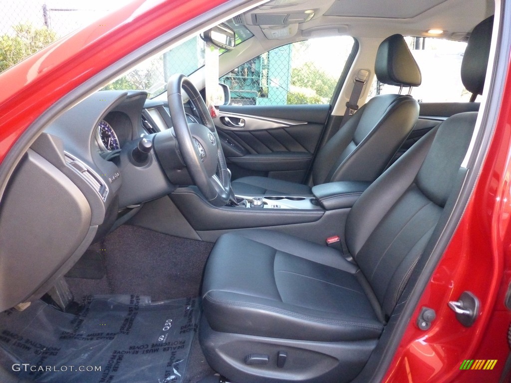 2015 Q50 3.7 - Venetian Ruby / Graphite photo #6